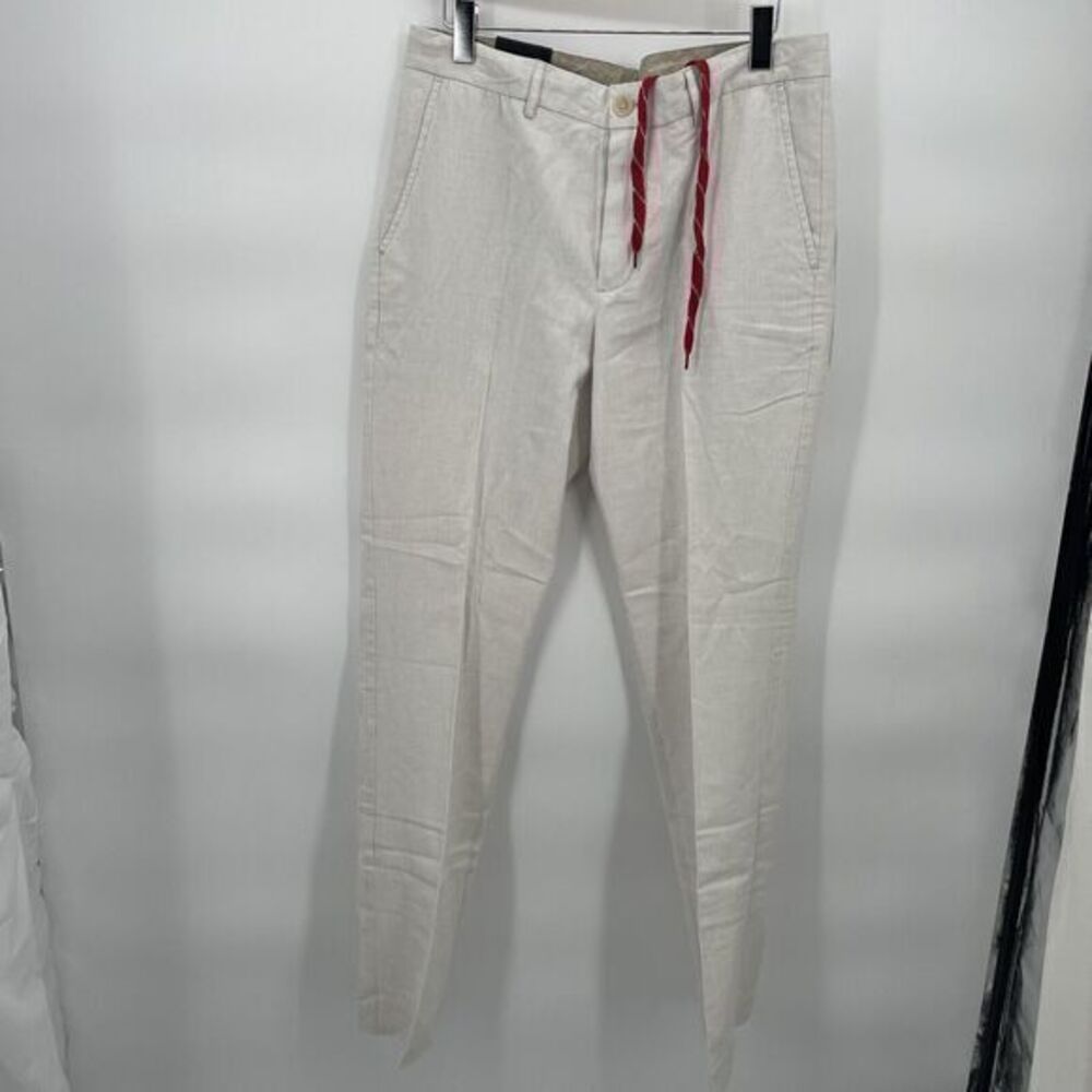 Sons Of Intrigue Dress Chambers‎ Straight Fit Khaki Size 32-NEW #20C